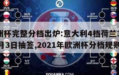 欧洲杯完整分档出炉:意大利4档荷兰3档,12月3日抽签,2021年欧洲杯分档规则